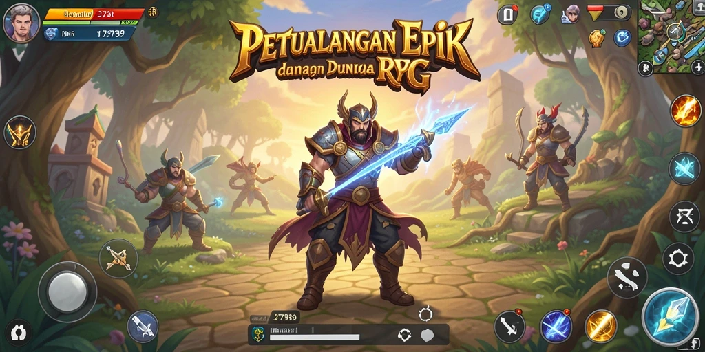 Tampilan gameplay yang menarik dalam RPG 2739.