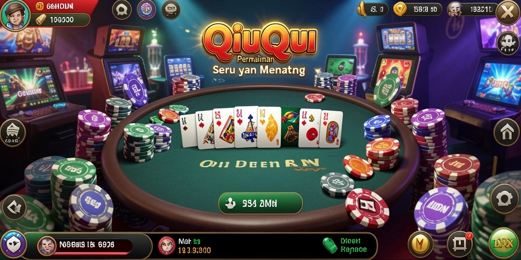 Tampilan gameplay QiuQiu yang menarik di 68IDN.