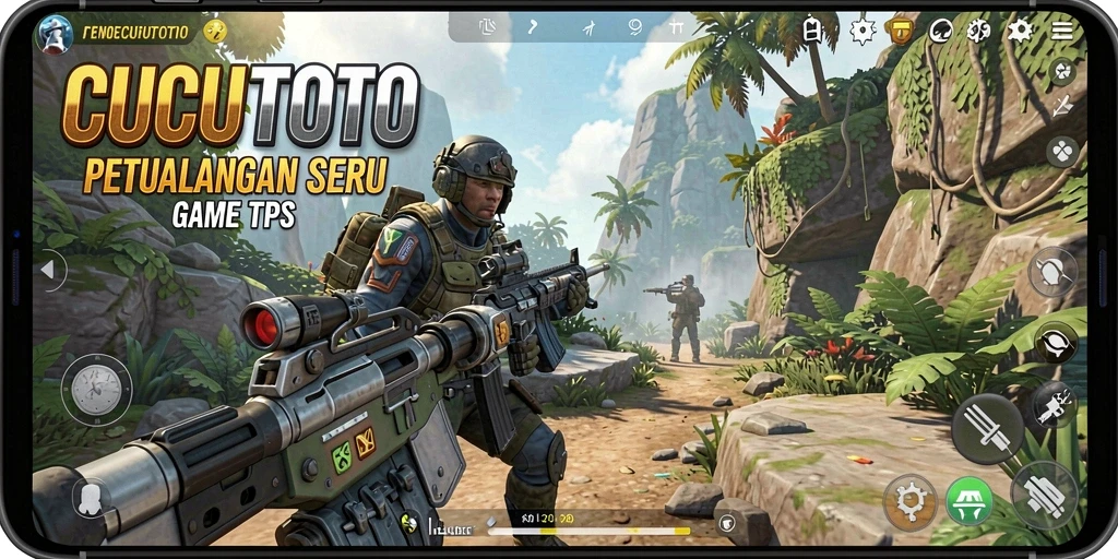 Tampilan yang mendebarkan dari gameplay CUCUTOTO TPS.