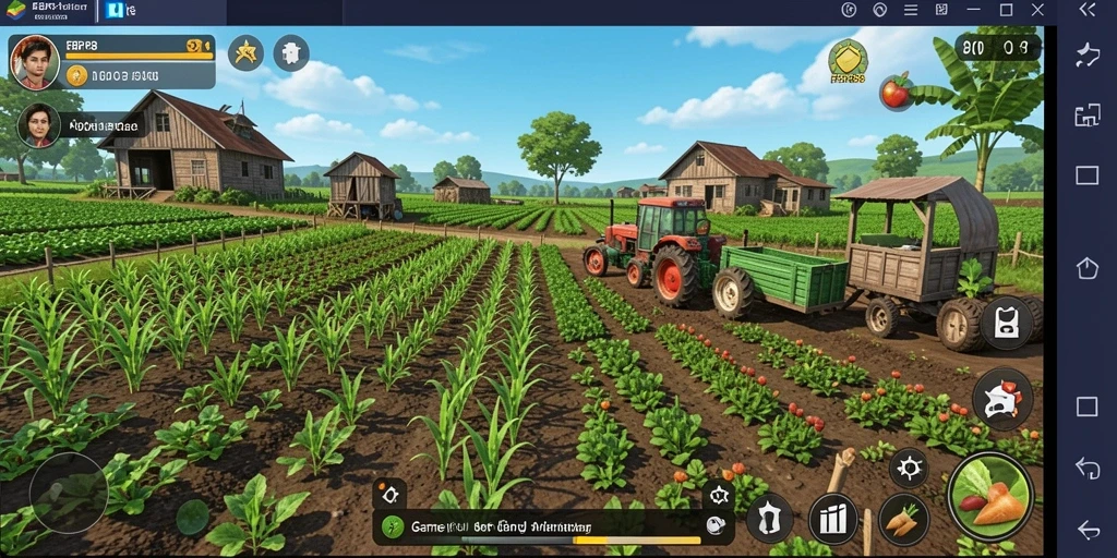 Gameplay seru di FBRP88 dengan berbagai aktivitas bertani.