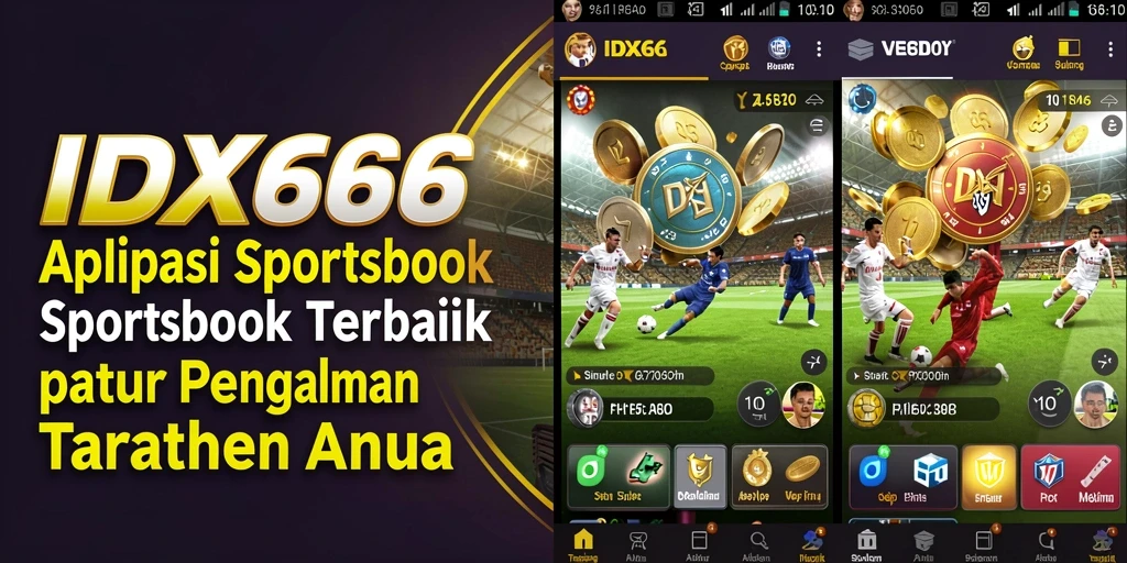 Tampilan screenshot IDX66 menampilkan momen seru taruhan olahraga.
