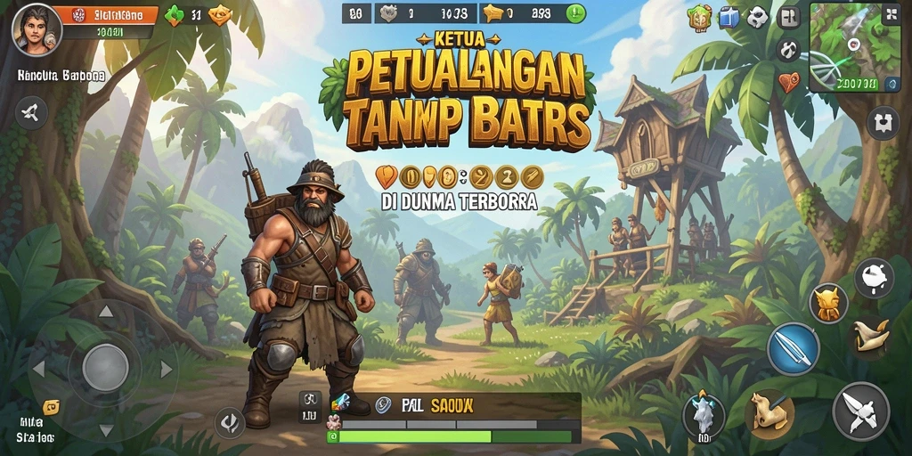 Tampilan screenshot gameplay KETUA yang menakjubkan di dunia terbuka.