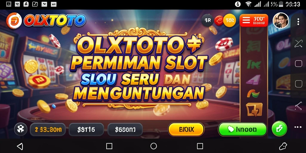 Tampilan gameplay OLXTOTO yang seru dengan berbagai pilihan slot.