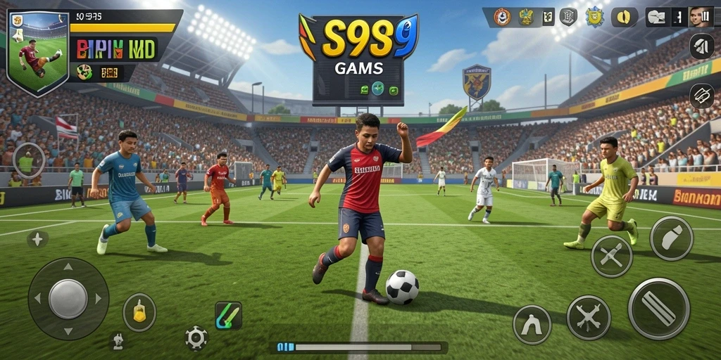 Gameplay S9S9 yang seru dan mendebarkan saat pertandingan berlangsung.