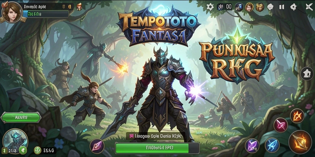 Tampilan gameplay RPG yang menawan dari TEMPOTOTO.